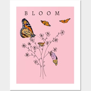 Blooming Monarchs Posters and Art